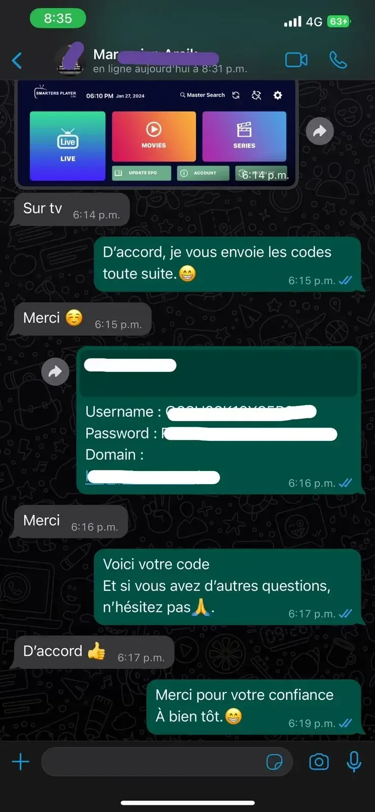 Support WhatsApp IPTVBUT France 2